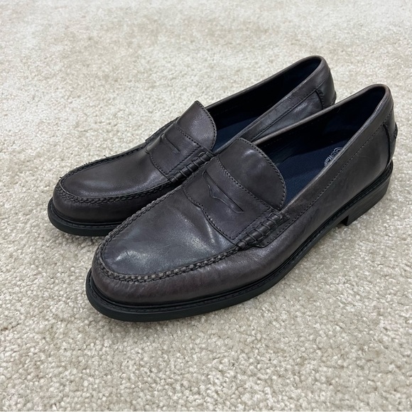 Cole Haan Pinch Penny Loafer  Weekender Mens Leather Shoes Grey Size 13 M C21971 - Picture 4 of 16